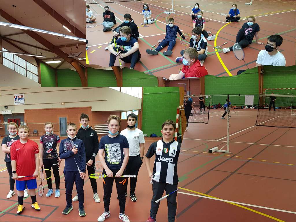 Les élèves du collège se sont distingués à l'AS Badminton