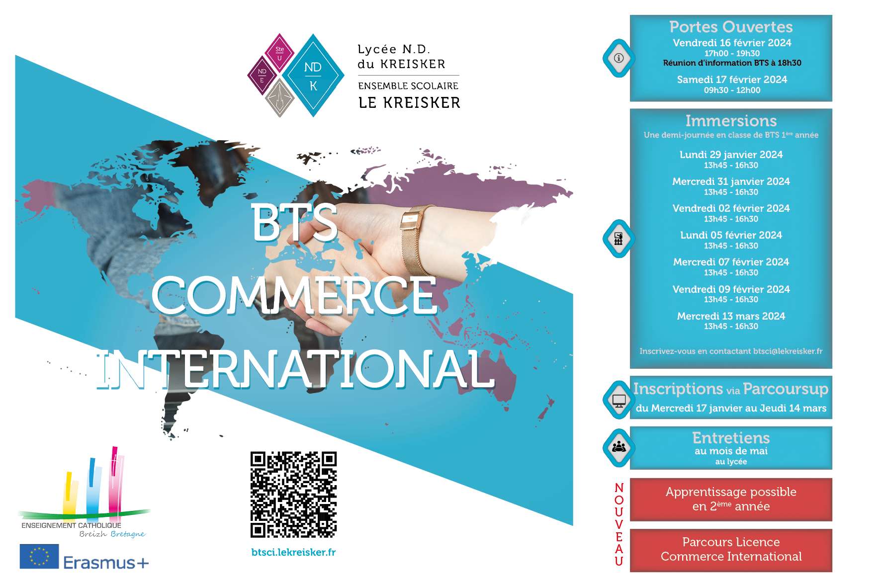 BTS Commerce International Ensemble scolaire Le Kreisker — free download